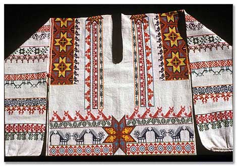 Huichol Man's Embroidered Shirt